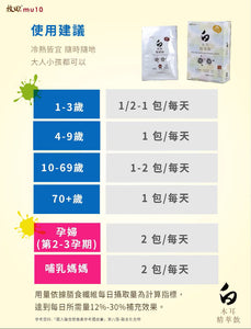 -【NEW】MU10 Tremella Fuciformis Essence Drink 白木耳精萃飲 (EU)
